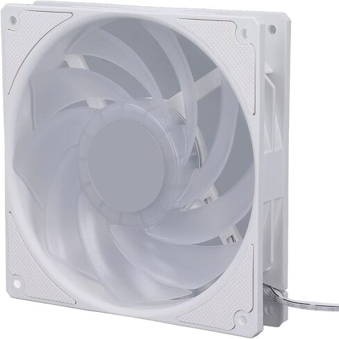مروحة Case Cooler ، 140 مم مروحة CPU 2000 دورة في الدقيقة 4 دبوس PWM وسادة السيليكون الهادئة للكمبيوتر (أبيض) in Saudi Arabia