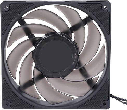 مروحة Case Cooler ، 140 مم مروحة CPU 2000 دورة في الدقيقة 4 دبوس PWM وسادة السيليكون الهادئة للكمبيوتر (أبيض) in Kuwait