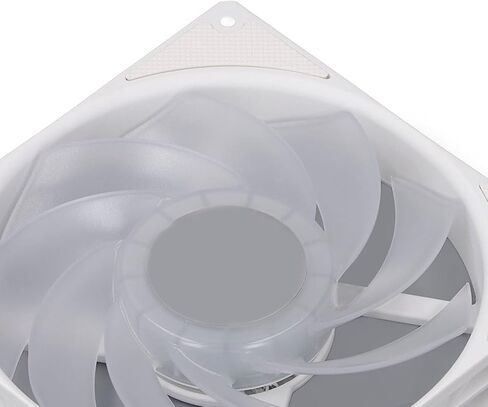 مروحة Case Cooler ، 140 مم مروحة CPU 2000 دورة في الدقيقة 4 دبوس PWM وسادة السيليكون الهادئة للكمبيوتر (أبيض) in Saudi Arabia