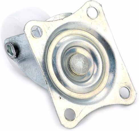 4pcs عجلات دوارة عالمية 1.5 بوصة العجلات Castor White Pp Nylon Dual Roller Wheel (1.5 بوصة) in Saudi Arabia