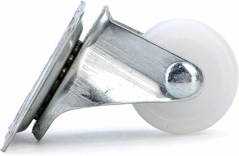 4pcs عجلات دوارة عالمية 1.5 بوصة العجلات Castor White Pp Nylon Dual Roller Wheel (1.5 بوصة) in Saudi Arabia