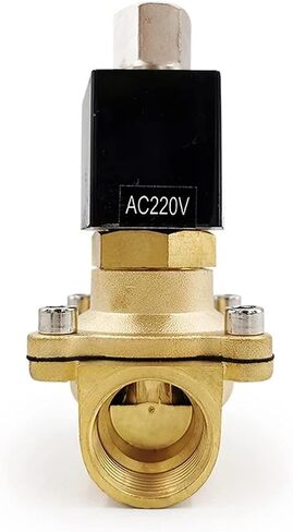 1/4 quot; 3/8 quot; 1/2 quot; 3/4 quot; 1 quot; DN15 Normally Open N/O Brass Electric Solenoid Valve 12V 24V 220V 110V Pneumatic Valve for Water Oil 1Pcs(AC220V,DN20) in Saudi Arabia