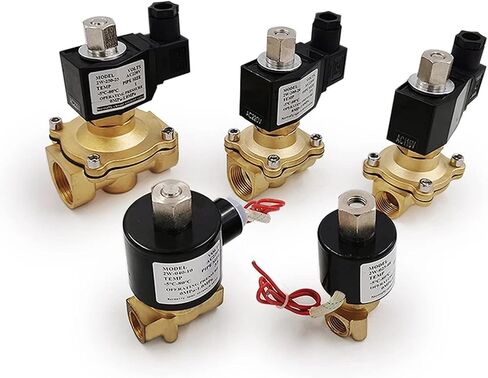 1/4 quot; 3/8 quot; 1/2 quot; 3/4 quot; 1 quot; DN15 Normally Open N/O Brass Electric Solenoid Valve 12V 24V 220V 110V Pneumatic Valve for Water Oil 1Pcs(AC220V,DN20) in Saudi Arabia