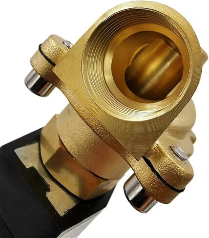 1/4 quot; 3/8 quot; 1/2 quot; 3/4 quot; 1 quot; DN15 Normally Open N/O Brass Electric Solenoid Valve 12V 24V 220V 110V Pneumatic Valve for Water Oil 1Pcs(AC220V,DN20) in Saudi Arabia
