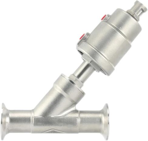 2INCH 304 صمام مقعد الزاوية الهوائية الفولاذ المقاوم للصدأ 16BAR صمام مقعد PTFE الختم 1PCS (التمثيل الفردي) in Saudi Arabia