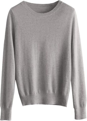 Sweaters for Women 2025 Fall Winter Crew Neck Long Sleeve Warm Soft Ribbed Knitted Pullover in Kuwait