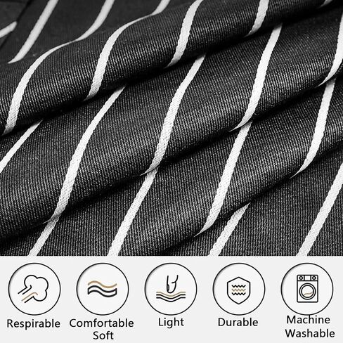 2Pack Adjustable Kitchen Apron for Women Men with 2 Pockets，Cotton-Polyester Blend Bib Aprons for Cooking,Baking in Saudi Arabia