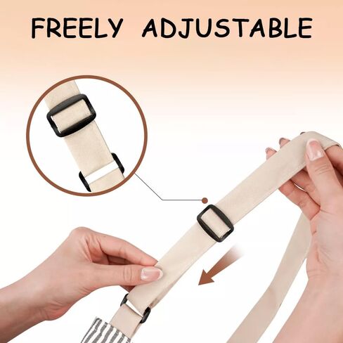 2Pack Adjustable Kitchen Apron for Women Men with 2 Pockets，Cotton-Polyester Blend Bib Aprons for Cooking,Baking in Saudi Arabia