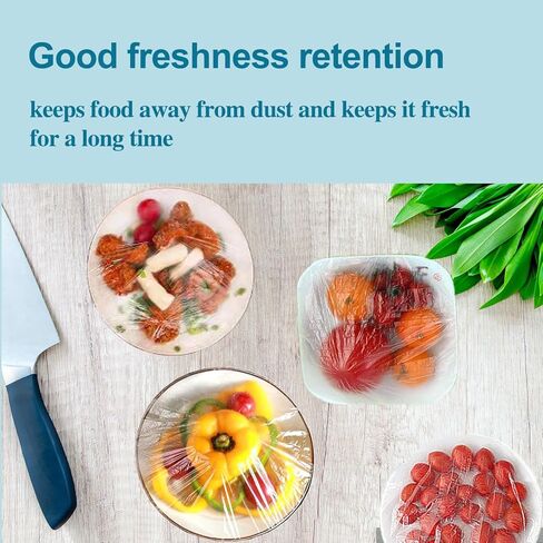 200 ٪ أغطية وعاء مرنة قابلة لإعادة الاستخدام ، والأغطية الغذائية البلاستيكية مع حواف مرنة ، وأغطية وعاء محكمة الإغلاق لتخزين الثلاجة ، والبقايا وإعداد الوجبات ، و BPA ، أحجام متنوعة in Kuwait