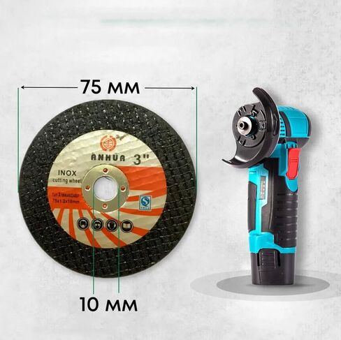 50 حزمة 3 بوصة قطع العجلات ، المعادن 3 "× 1/16" × 3/8 "، شفرات قطع رقيقة لقطع المعادن والفولاذ المقاوم للصدأ - قرص القطع السريع الاحترافي لزاوية طاحونة in Kuwait