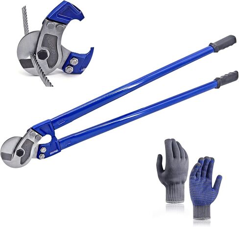 18 "قاطع حبل الأسلاك الثقيلة ، قطع الأسلاك الفولاذية مع تصميم المقبض المريح ، وقطع قطع الكابلات المتصلب حتى 5/16" لحبل الأسلاك ، والأسلاك الفولاذ المقاوم للصدأ ، وكابلات النحاس والألومنيوم in Kuwait