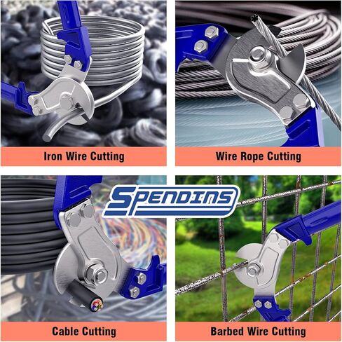 18 "قاطع حبل الأسلاك الثقيلة ، قطع الأسلاك الفولاذية مع تصميم المقبض المريح ، وقطع قطع الكابلات المتصلب حتى 5/16" لحبل الأسلاك ، والأسلاك الفولاذ المقاوم للصدأ ، وكابلات النحاس والألومنيوم in Kuwait