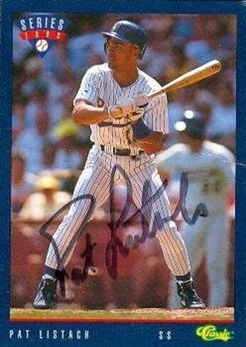 Pat Listach autographed Baseball Card (Milwaukee Brewers) 1993 Classic #T53 - Autographed Baseball Cards in Saudi Arabia