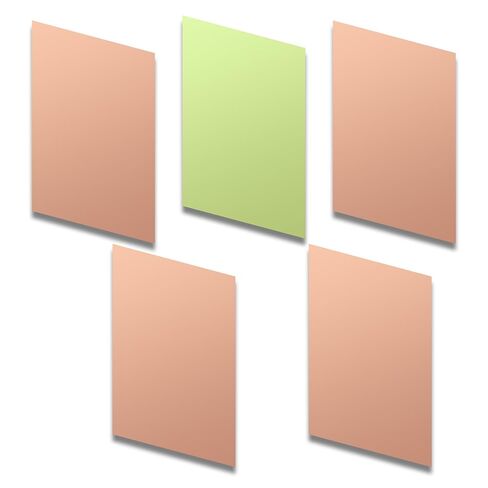 FR-4 Single-Sided Copper Clad PCB Laminate,Single Side DIY CCL Used for Etching DIY Prototyping PCB Board,Name Board.150×200mm, 1.5mm Thickness(3Pcs) in Kuwait