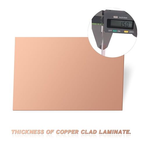 FR-4 Single-Sided Copper Clad PCB Laminate,Single Side DIY CCL Used for Etching DIY Prototyping PCB Board,Name Board.150×200mm, 1.5mm Thickness(3Pcs) in Kuwait