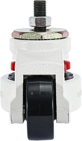 4Pcs GD-40S-3/8 Nylon Wheel and NBR Pad Leveling Caster 220 Lbs Stem Mounted in Saudi Arabia