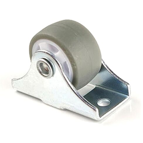 8PCS Duty Fixed Casters with Rigid Non-Swivel Base Ball Bearing Trolley Wheels Top Plate 1 Inch in Saudi Arabia
