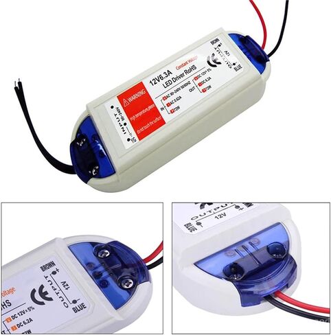 12V 6.3A 72W Constant Voltage Led Driver Power Supply AC90-240VAC 12VDC for LEDs in Saudi Arabia