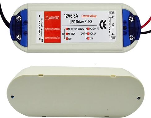 12V 6.3A 72W Constant Voltage Led Driver Power Supply AC90-240VAC 12VDC for LEDs in Saudi Arabia