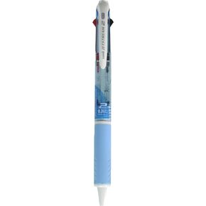 Ballpoint Pen Jetstream 2 Color Black, Red Ink 0.7mm, Transparent (SXE230007.T)