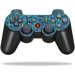 Protective Vinyl Skin Decal Skin Compatible with Sony Playstation 3 PS3 Controller wrap Sticker Skins Blue Veins