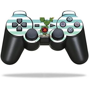 Protective Vinyl Skin Decal Skin Compatible with Sony Playstation 3 PS3 Controller wrap Sticker Skins Happy Cactus