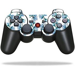 Protective Vinyl Skin Decal Skin Compatible with Sony Playstation 3 PS3 Controller wrap Sticker Skins Blue Vines