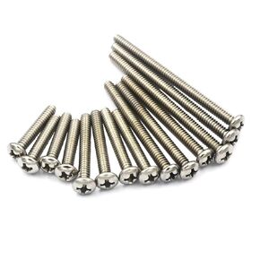 30 pcs 304 Stainless Steel 1/4-20 Machine Screws Assortment Kit, Bolt, Fully Thread, Phillips Drive, Mix 4 Length (3/4, 1, 1-1/2, 2 inch)