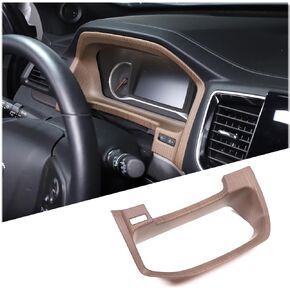 Dashboard Meter Panel Frame Trim for Honda Pilot 2016-2022/ Passport 2019-2023, ABS Material Center Console Dashboard Decor Cover Accessories (Carbon Fiber Pattern)