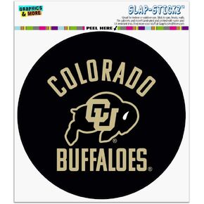 Colorado Buffaloes Automotive Car Window Locker Circle Bumper Sticker