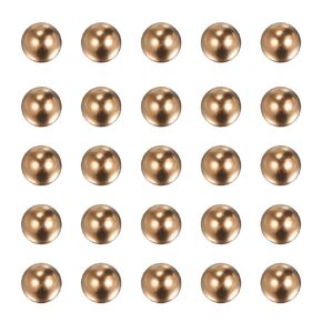 80pcs 1/4" Precision Solid Brass Bearing Balls for Bearings Valves Decoration
