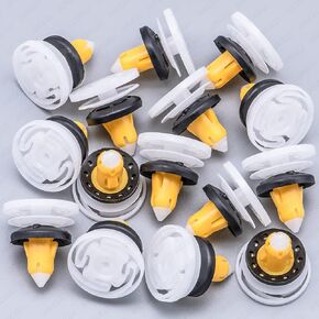 Rexka 15pcs Door Panel Retainer Clip Rivet Attaching Pin 6511618AA for Jeep Renegade 2015-2022 Jeep Compass 2017-2021 Fiat 500X 2016-2022 6511618-AA 06511618AA