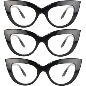 Womens Reading Glasses Cat Eye Vintage Large Oversized Ladies Readers Glasses