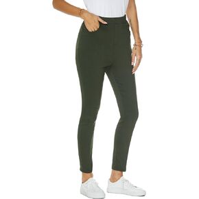 Famulily Women's Stretch Skinny Dress Pants Tummy Control Pant Pull On Leggings for Work Business Casual Pant [S-2XL]