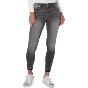 Abby Ankle Skinny Jeans w/Release Hem 28" in Point Dunne