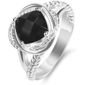 18K Gold-plated Cubic Zirconia Statement Ring Designer 7MM CZ Signet Ring for Women Wedding Engagement Party Jewelry Gift