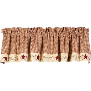 Stars And Berries Country Valance