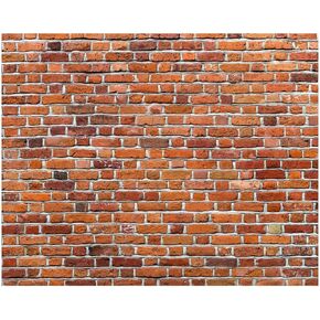10x8ft Red Brick Wall Photography Backdrop Vintage Polyester Fabric Photography Background Wallpaper Newborn Baby Backdrops for Photoshoot Birthday Party Wedding Booth Studio Prop Banner