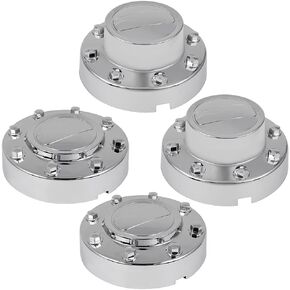 OCPTY 4 Pack Chrome Center Hub Cap Wheel Silver Wheels Center Hub Caps 560-2415