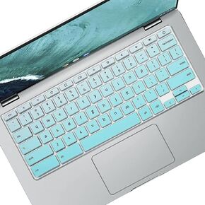 Keyboard Cover for 2022 2021 2020 11.6" 14" ASUS Chromebook C203XA C434 C425 C403 C223 C214 C213 C204 C202, ASUS Chromebook CX1 CX1100 CX1101 CX1400 (NOT FIT C436 C433 CX1500 CX1700)-OM