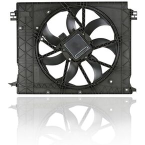 Dual Radiator and Condenser Fan Assembly - Pacific Best Inc. Compatible/Replacement for '21-23 Toyota Sienna 4Cy 2.5L With Brushless Motor - 16360F0150