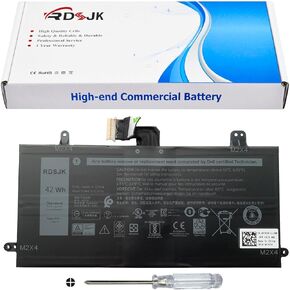 J0PGR Laptop Battery for Dell Latitude 12 5285 5290 2-in-1 T17G T17G001 T17G002 Series JOPGR 0J0PGR 1WND8 X16TW 0X16TW RDYCT 0RDYCT 0FTH6F FTH6F 0FTG78 FTG78 0R9XM9 R9XM9 7.6V 42Wh