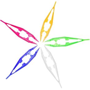 5 قطع من ملاقط الخرز، ملاقط بلاستيكية للخرز للأطفال، مشغولات يدوية ذاتية الصنع in Kuwait