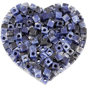 Rockcloud Large Hole Stones Rondelle Heart Shape Loose Beads Fit European Charm Bracelet for Beading Jewelry Makings