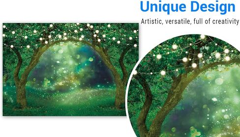 Funnytree 82 "× 59" الربيع مسحور حديقة خلفية الغابات الجنية العجائب الغابات خلفية الزفاف استحمام الطفل عيد ميلاد حزب راية كعكة سحق ديكور استوديو صورة الدعامة كشك الصور in Saudi Arabia