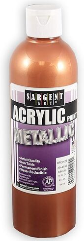 طلاء أكريليك معدني من سارجنت آرت، برونزي، 16 أونصة. (ر.س.294195) in Kuwait