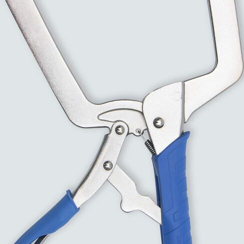 Heavy Duty C Clamp, Vise Grip Locking Pliers With Swivel Pads, 18 Inch Face Clamp for Woodworking, Welding and Pocket Hole Joinery, 2 Piece in Saudi Arabia