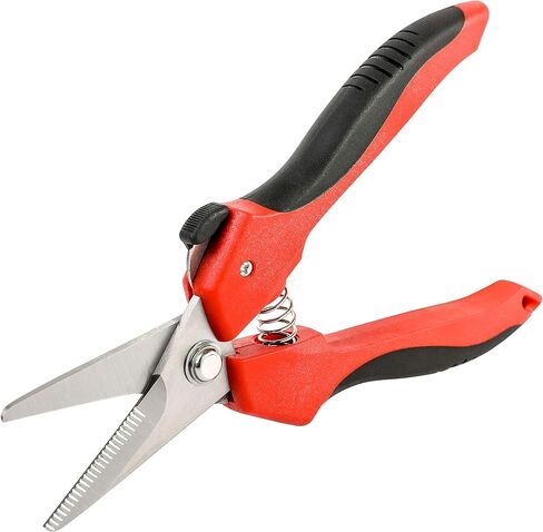 ARES 21005 - مقصات كهربائية احترافية مقاس 6 بوصات مع غمد - توفر شفرات الفولاذ المقاوم للصدأ المسننة عالية الصلابة قوة فائقة - يحافظ غمد الشفرة على الحدة ويمنع التآكل in Kuwait