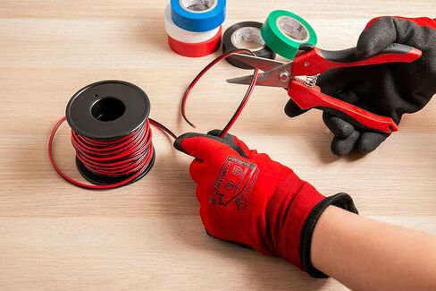 ARES 21005 - مقصات كهربائية احترافية مقاس 6 بوصات مع غمد - توفر شفرات الفولاذ المقاوم للصدأ المسننة عالية الصلابة قوة فائقة - يحافظ غمد الشفرة على الحدة ويمنع التآكل in Kuwait