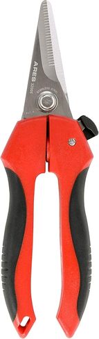 ARES 21005 - مقصات كهربائية احترافية مقاس 6 بوصات مع غمد - توفر شفرات الفولاذ المقاوم للصدأ المسننة عالية الصلابة قوة فائقة - يحافظ غمد الشفرة على الحدة ويمنع التآكل in Kuwait